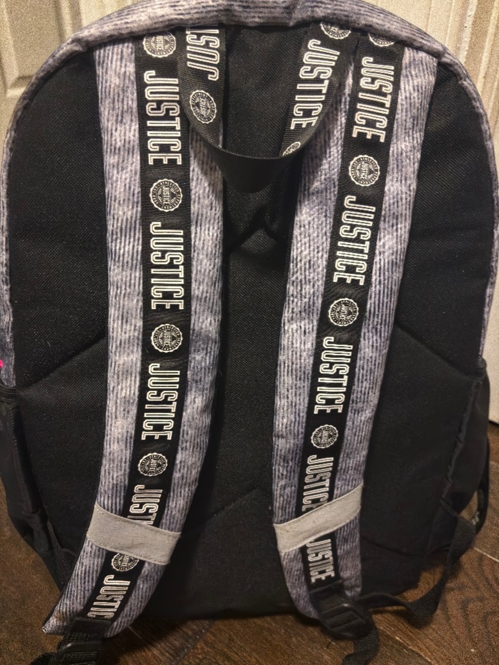 **NWOT Justice Athletics Gray Heather & Black Backpack Set